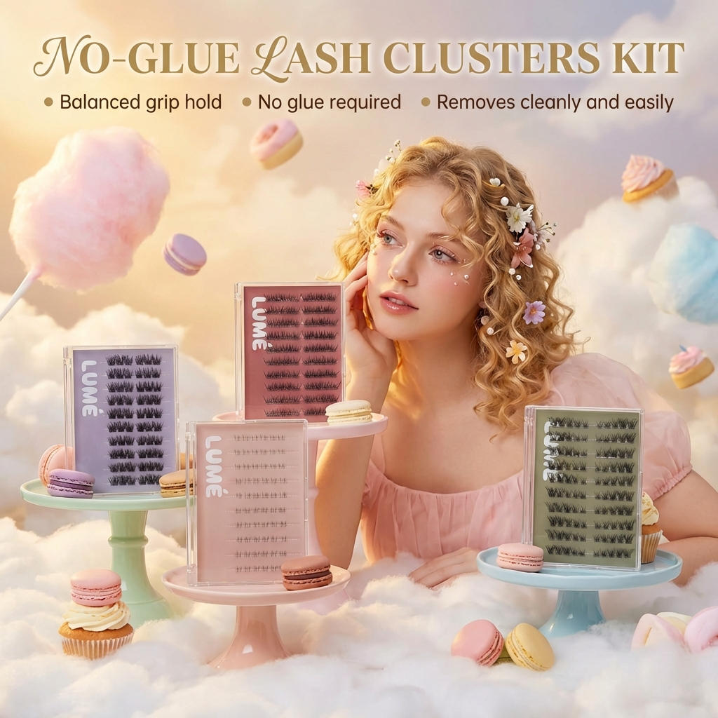 Lumé no‑glue lash clusters — dreamy, weightless lashes